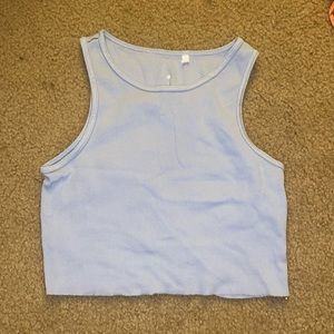 Pacsun blue cropped top